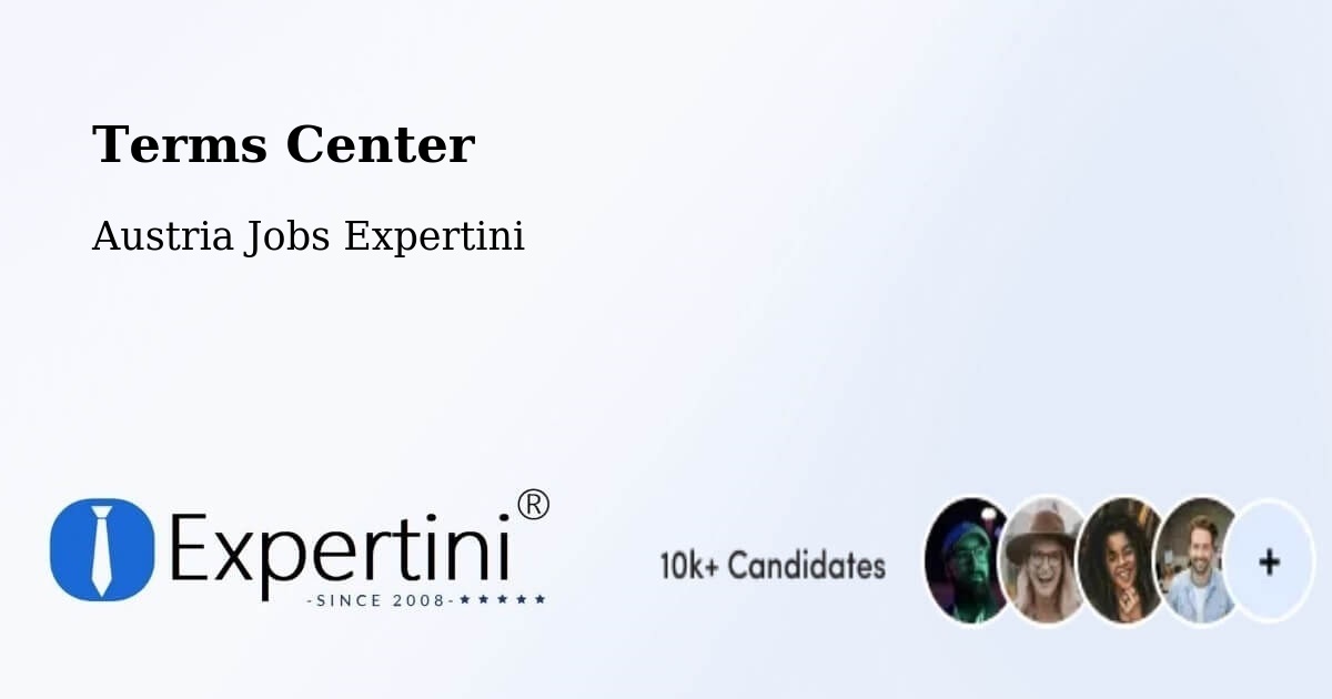 Terms of Service – Wels - Austria Jobs Expertini